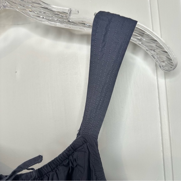 Aritzia Sunday Best Martine Poplin Midi Dress Blue Grey Midi Dress - Picture 5 of 16